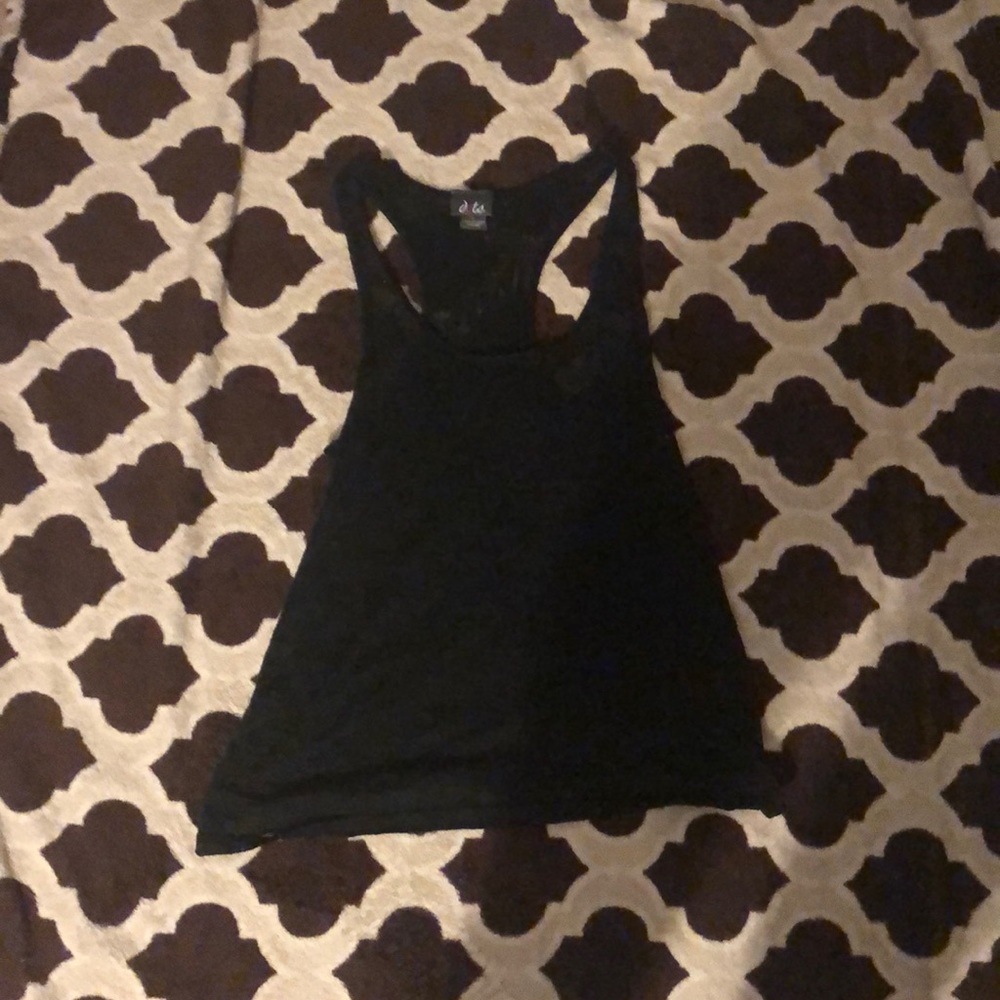 Black See through tank top